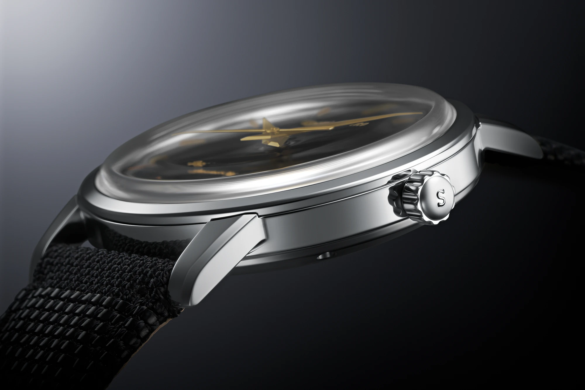 Grand Seiko SBGW295 with urushi dial and maki-e markers and accents.