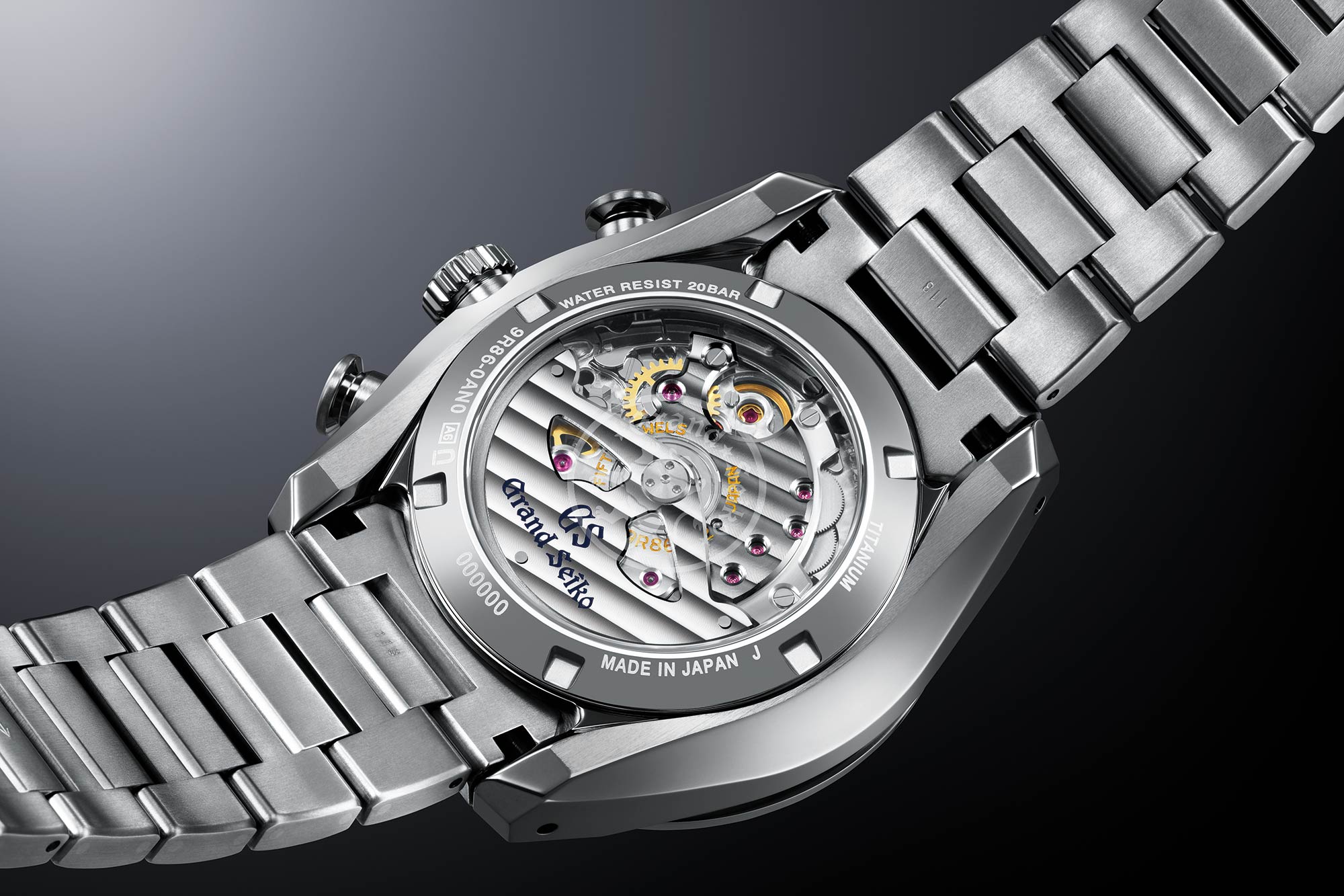 Grand Seiko SBGC253 caseback movement