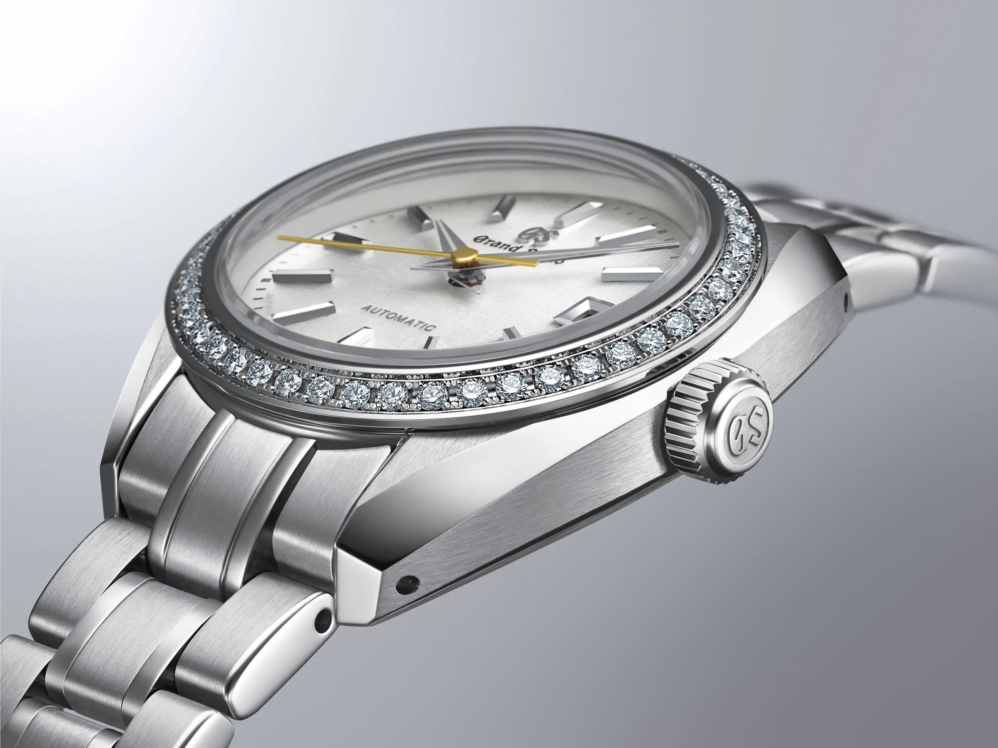 Grand Seiko STGK021 ladies watch with white dial.